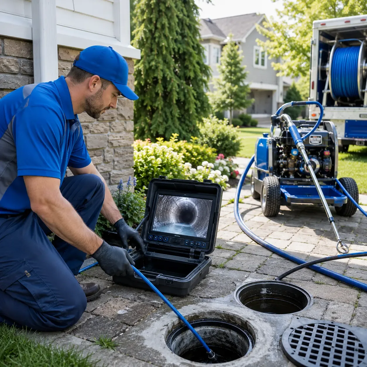 Outdoor drain cleaning professionals serving Oakfield, WI